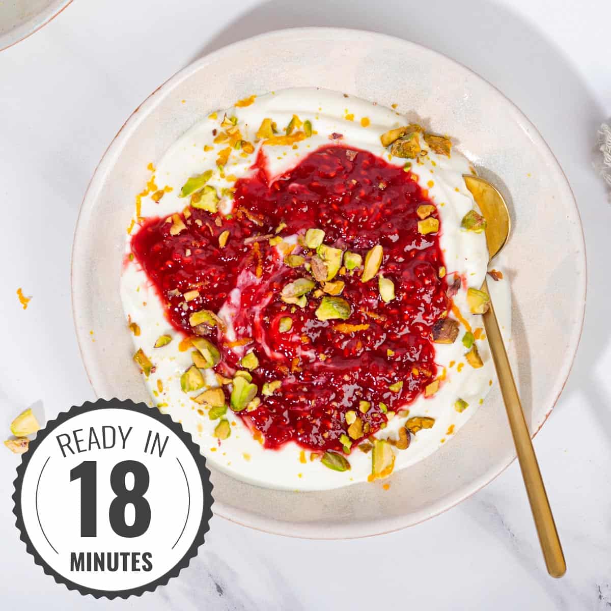 Whip Up Healthy Raspberry Compote Yogurt Breakfast